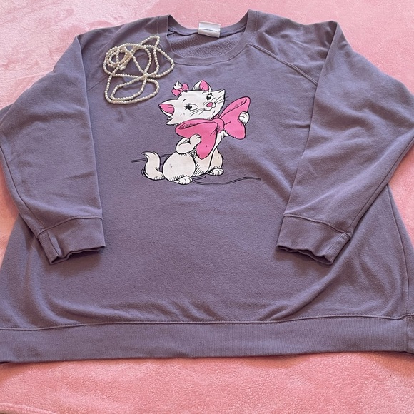 🎀DISNEY Aristocats Marie Sweatshirt  Size 2 - Picture 8 of 8